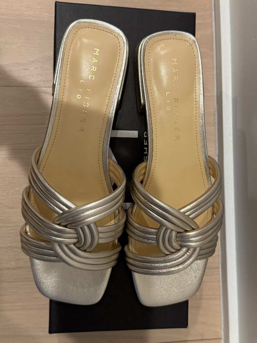 Mark Fisher LTD Women's Casara 2 Slide Sandals Size 6M